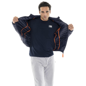 Plumífero de invierno para hombre "Basic" con cremallera y cuello alto