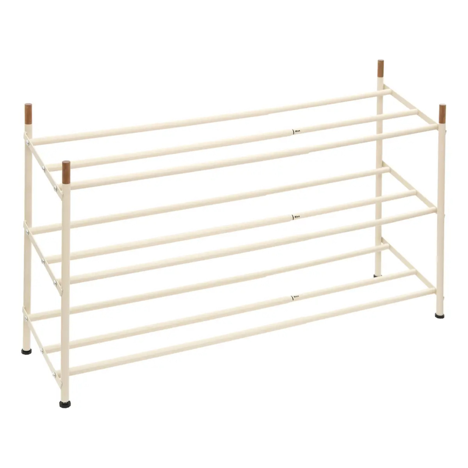 Range-chaussures extensible 6/12 paires Cassie beige