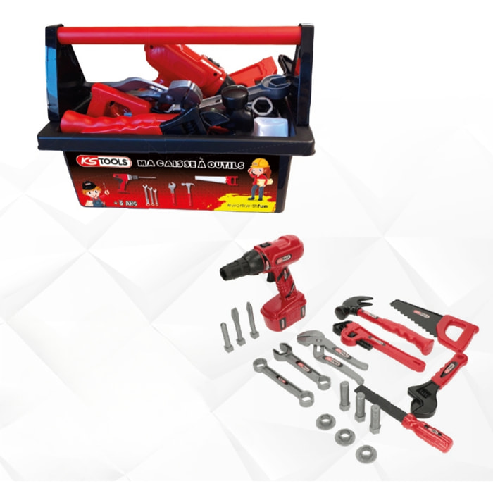 Caisse à outils pour enfants - KS TOOLS - 100093