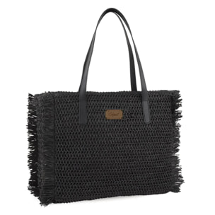 Bolso De Playa Skpat Savona Negro