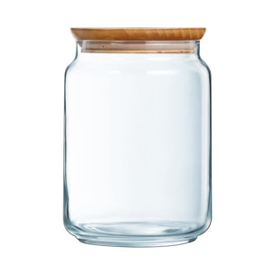 Tarro 2L Pure Jar Wood - Luminarc