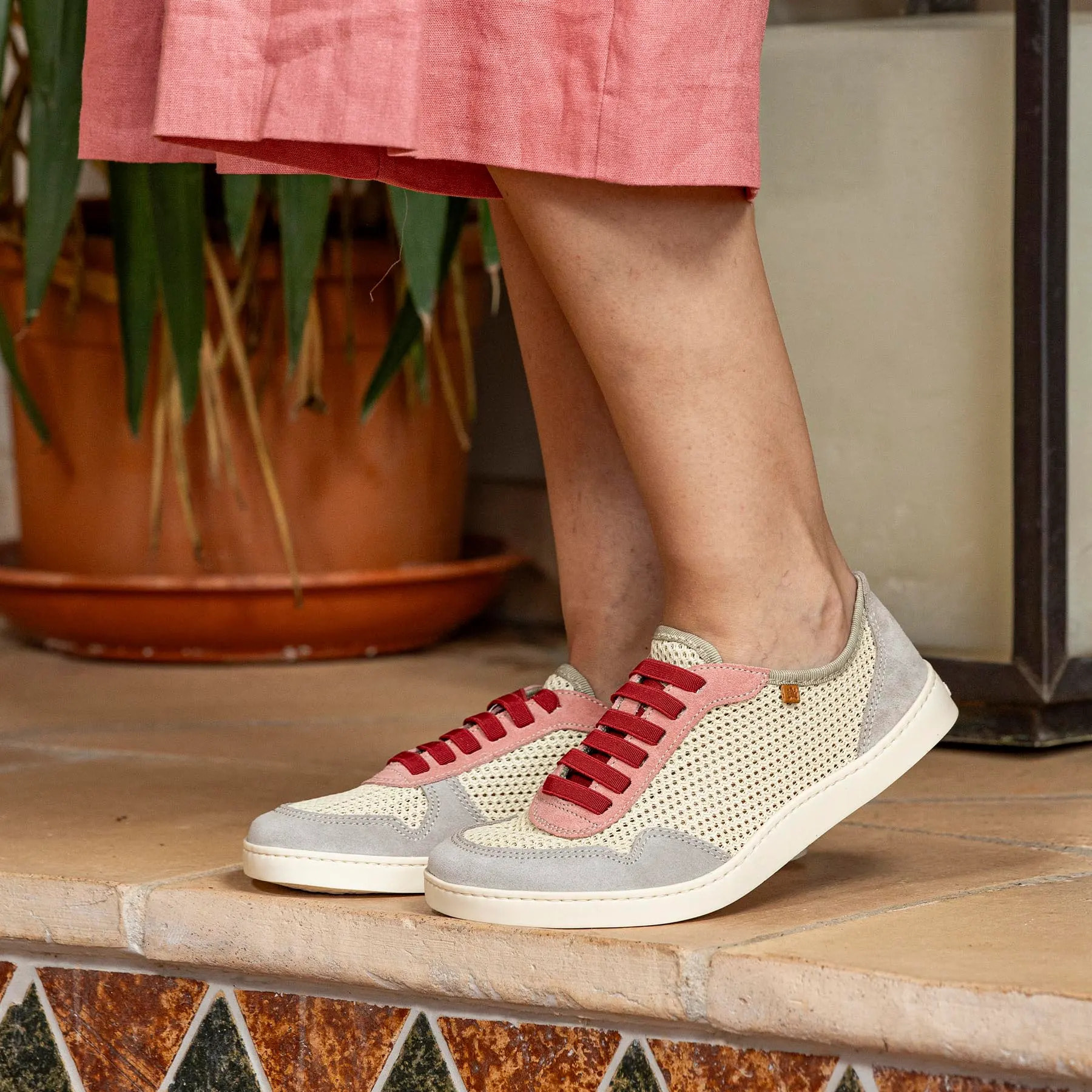 Zapatos N5914 MULTI MATERIAL WHITE/ ORIGEN color White