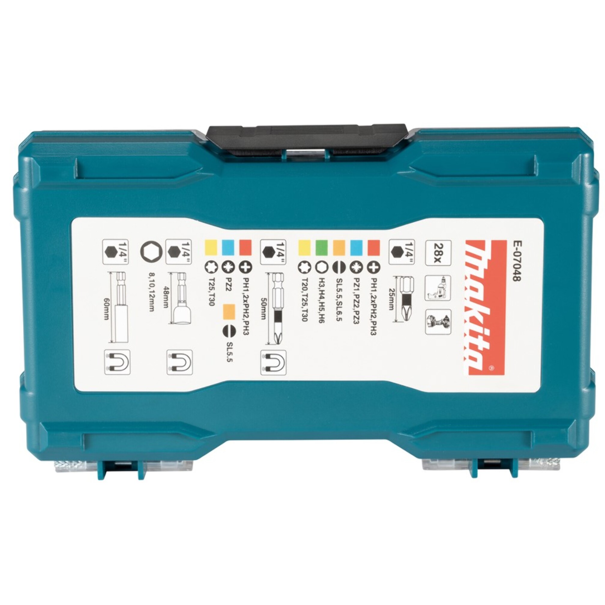 Juego de destornilladores MAKITA de 28 piezas - E-07048