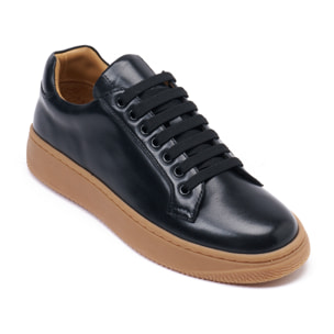 Sneaker British Passport Nero