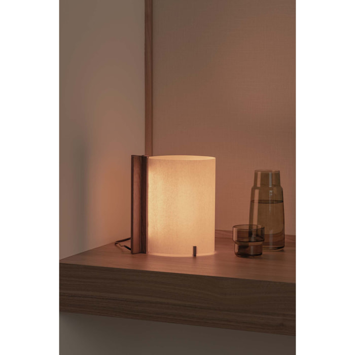 CATA SOBREMESA NOGAL LED 2W 2200K