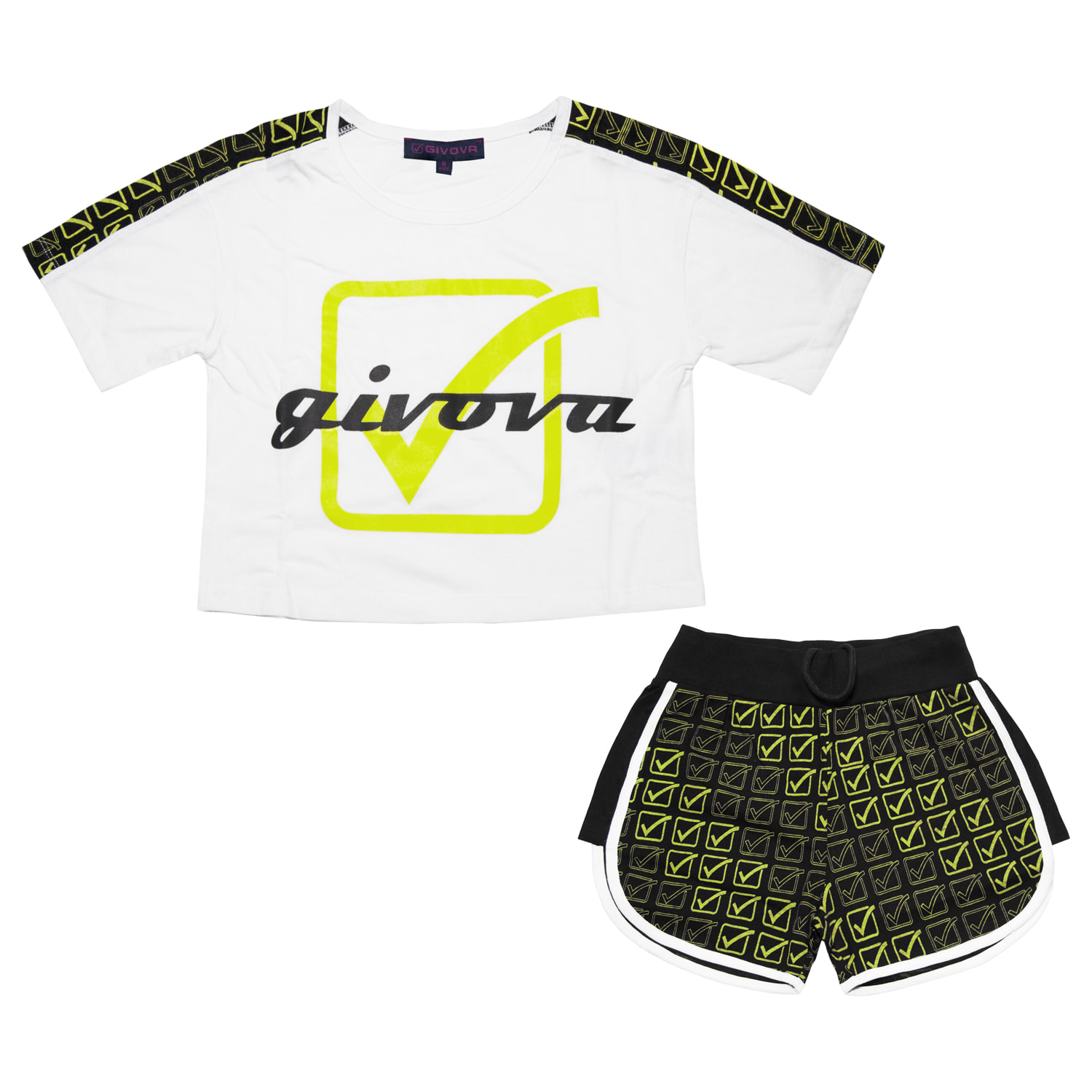 Completo Corto Bimba Ragazza GIVOVA Cotone