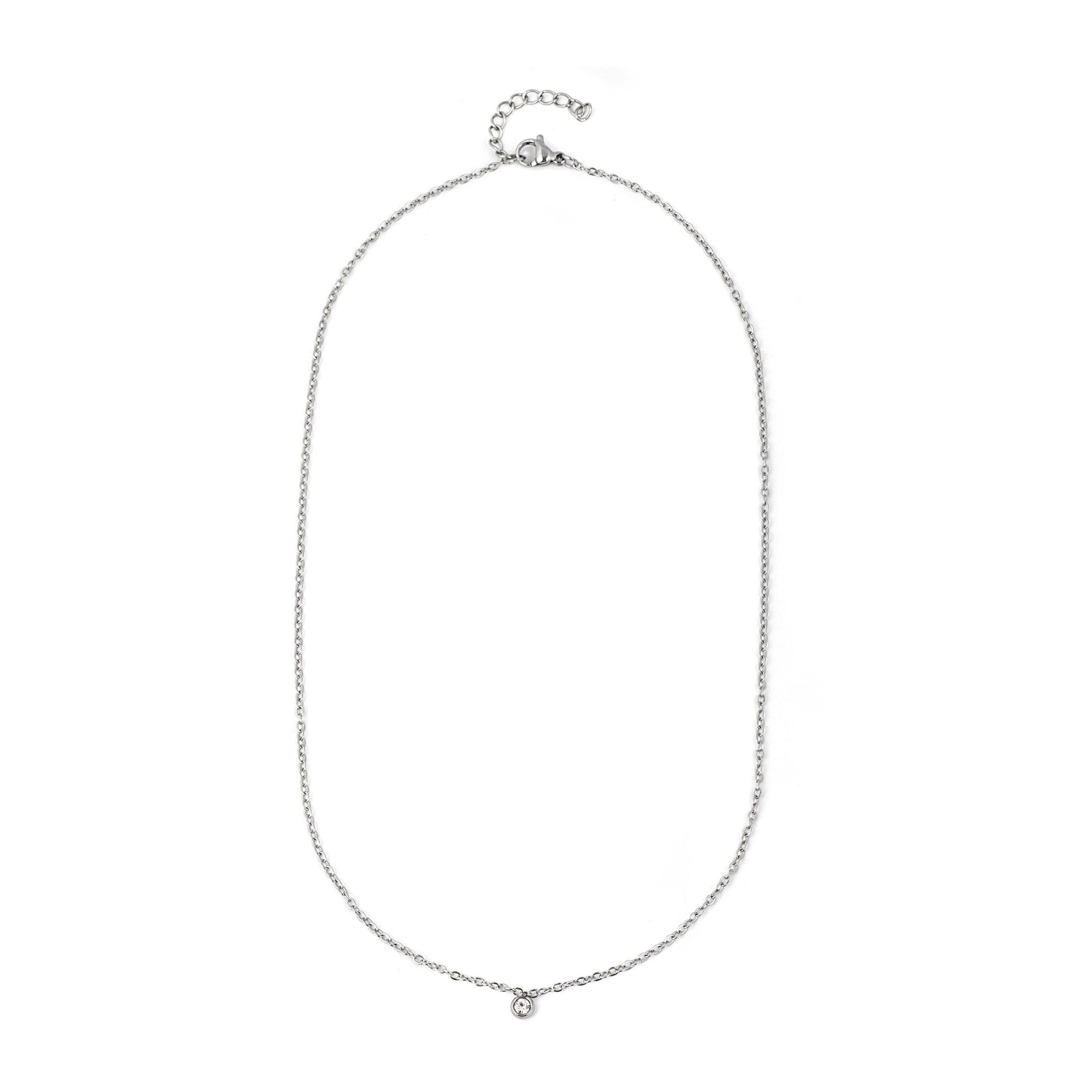 Collar Zelis acabado plata