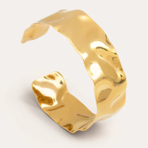 Brazalete Marea Acero Baño Oro