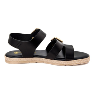 Sandalo flat Gagliani Renzo Nero