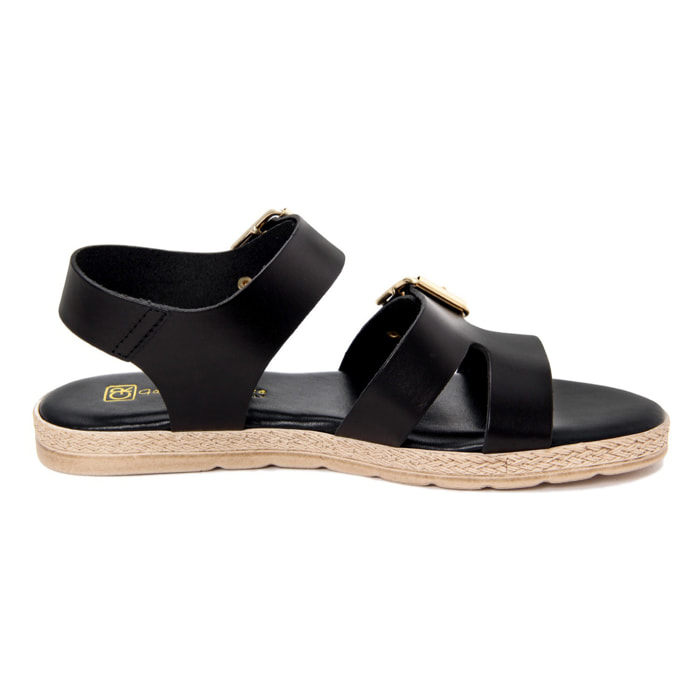 Sandalo flat Gagliani Renzo Nero