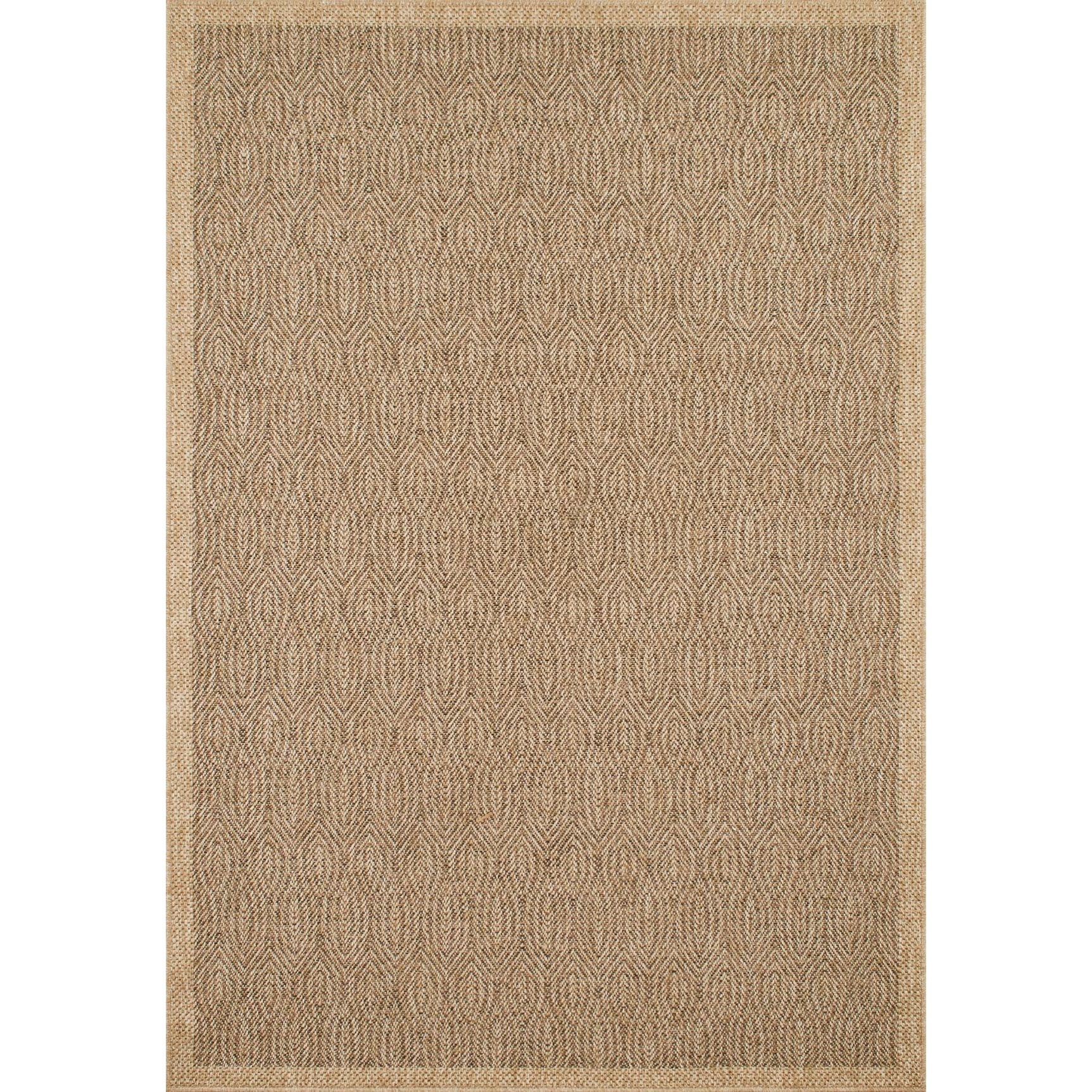 Tapis moderne effet jute naturel
