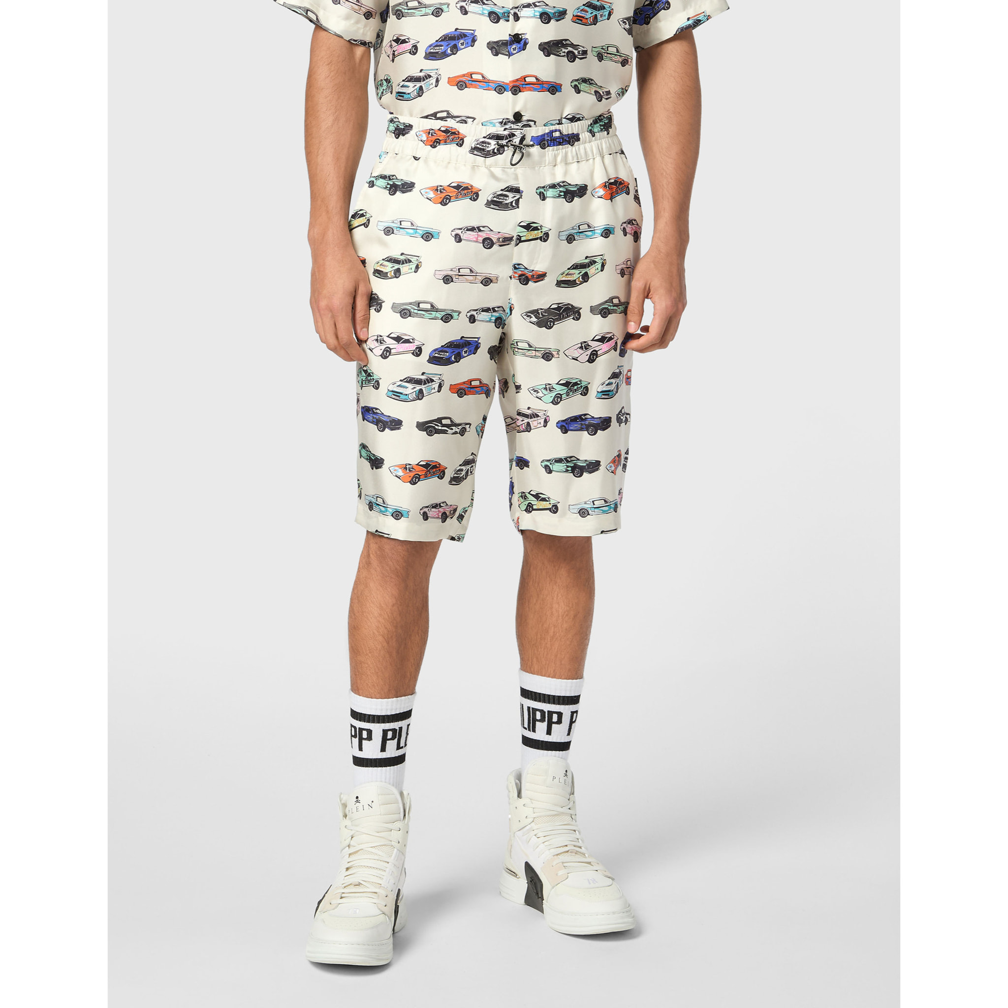 PHILIPP PLEIN Pantalones cortos RACING