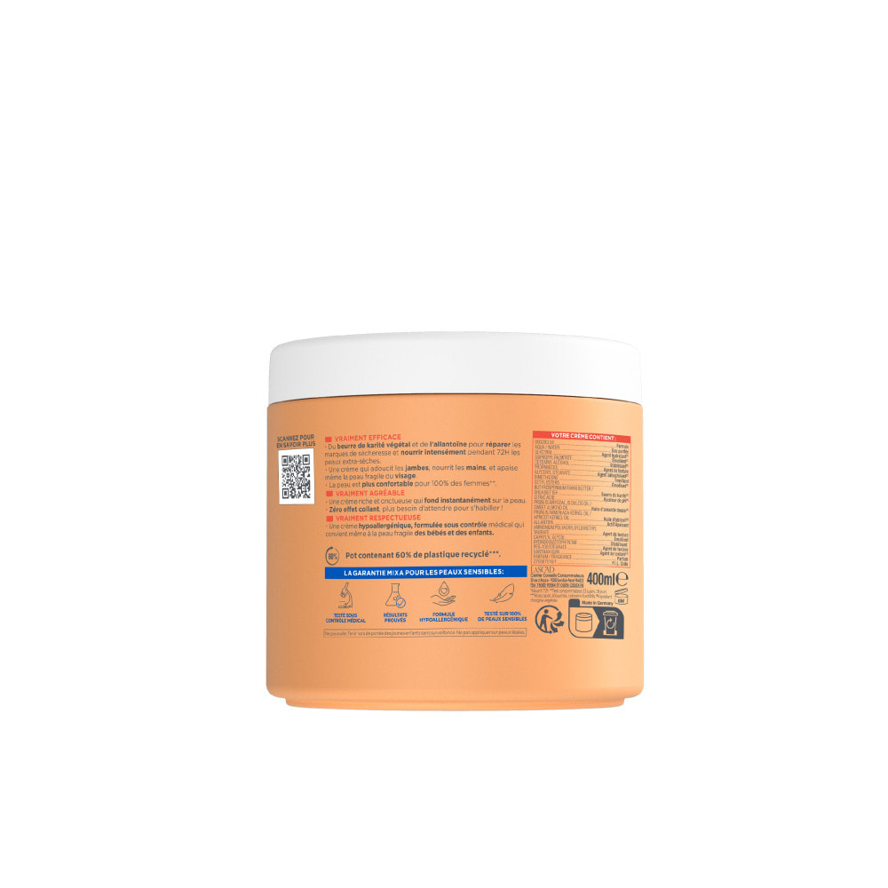 Mixa La Crème Réparatrice - peaux extra-sèches 400ml