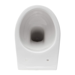 Bâti support 82cm + WC suspendu Jika Neo + Abattant  + Plaque Chrome mat (VUNI82S-LINEPRO-5)