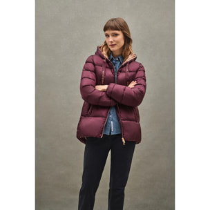 Chaqueta Ingrid color borgoña con logo Polo Club