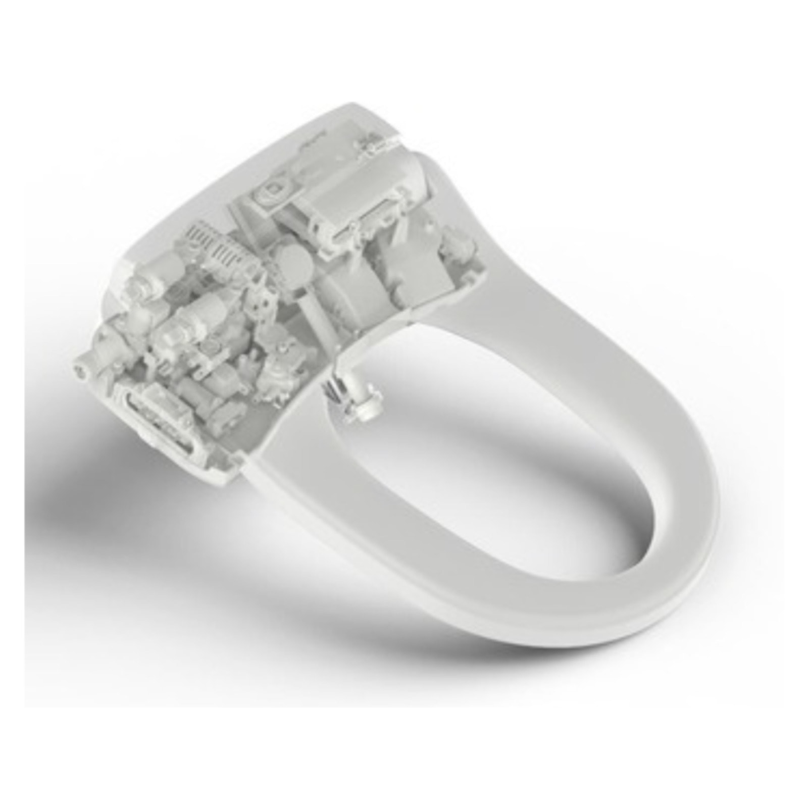 by Siko Siège Abattant Bidet japonais SoftClose, blanc (SATB094)