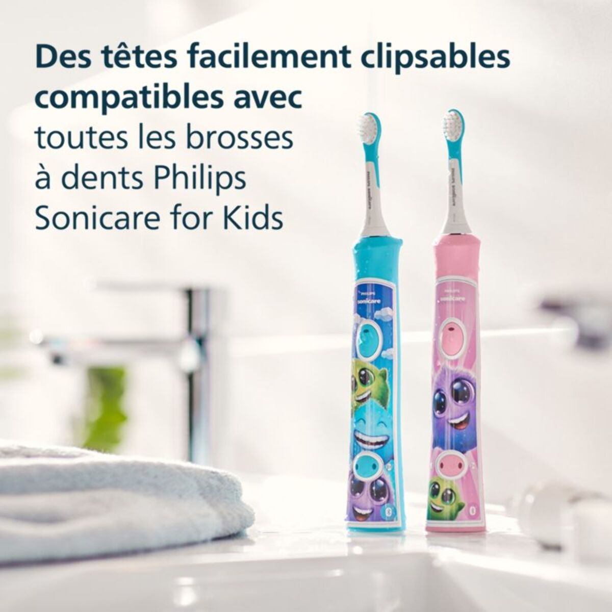 Brossette dentaire PHILIPS Sonicare x2 tetes de brosse HX6032/90
