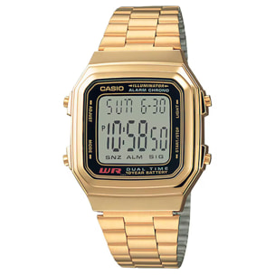 Reloj Casio A178WGA-1ADF Hombre Digital Cuarzo con Correa de Acero inoxidable