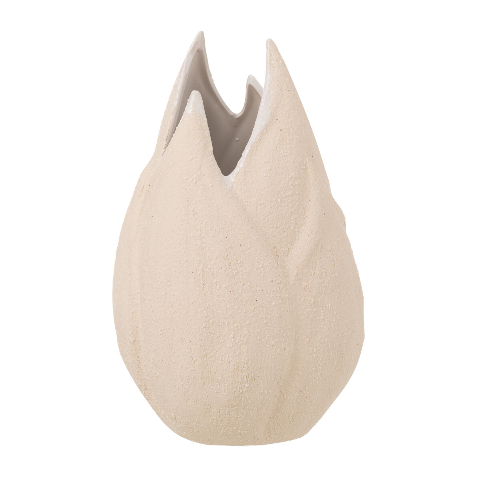 J-Line vase Sable - céramique - beige - large - Ø 18 cm