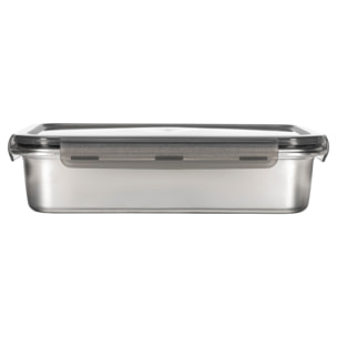 2 boîtes rectangulaires inox - 2500ml