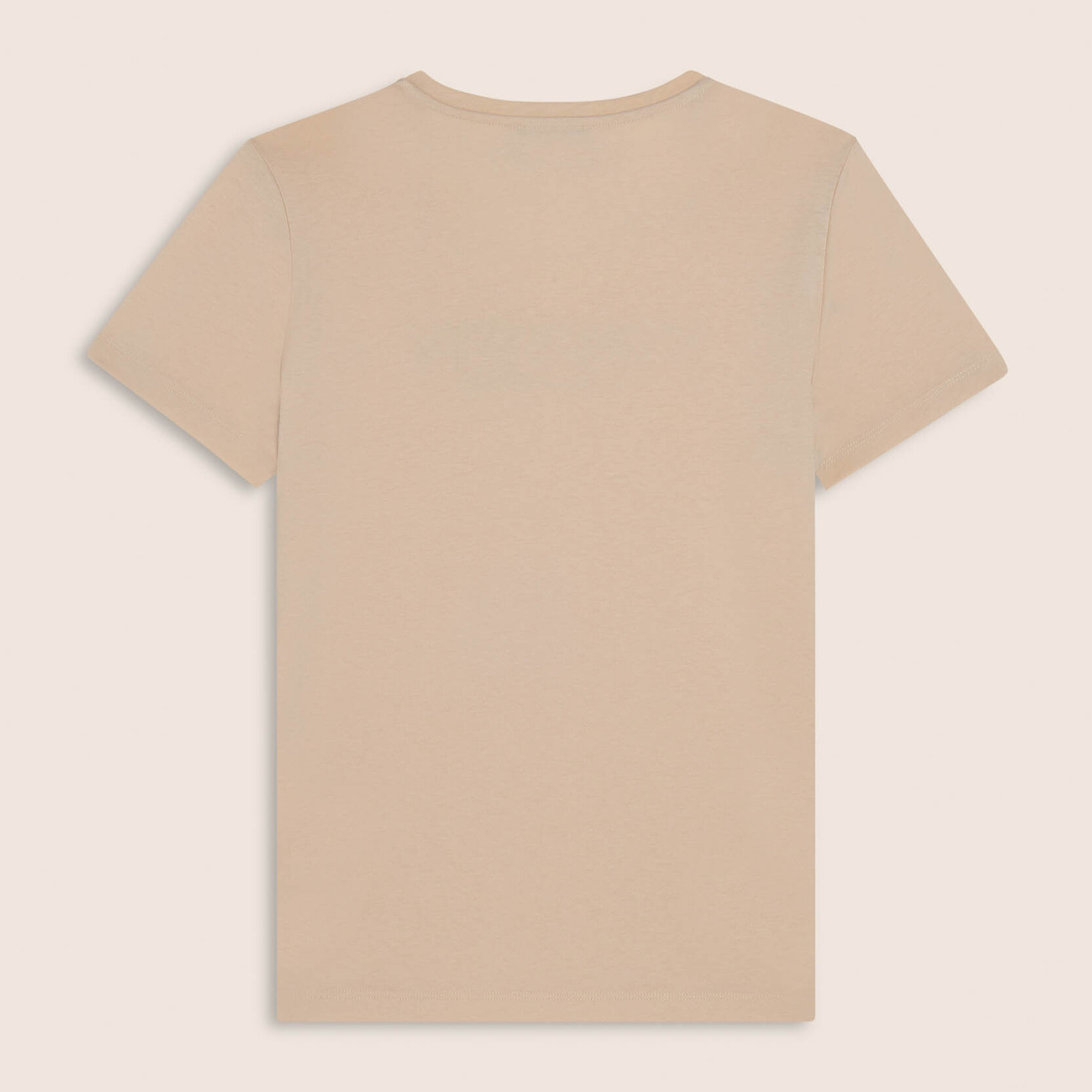 T-shirt con logo frontale in borchie