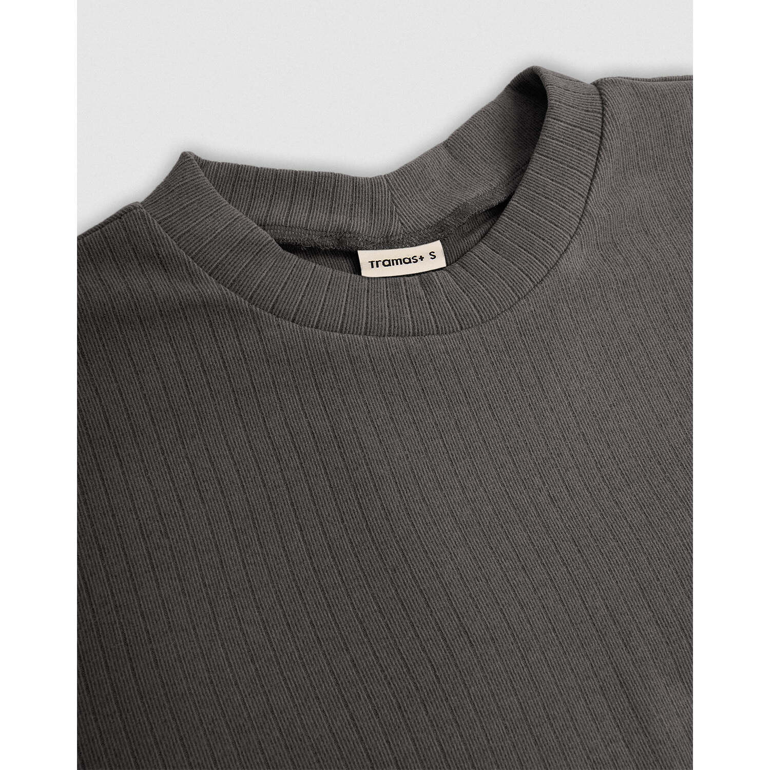 Pijama canalé raya ancha gris marengo