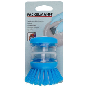 Ensemble de 2 Brosses à vaisselle avec réservoir pour liquide vaisselle Fackelmann Tecno
