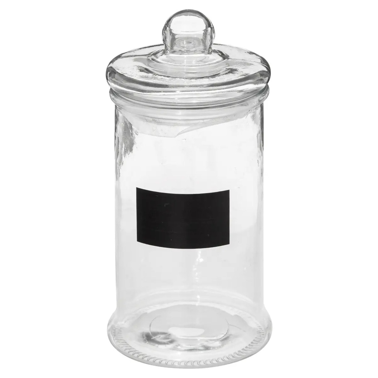 Bonbonnière en verre avec ardoise 16L
