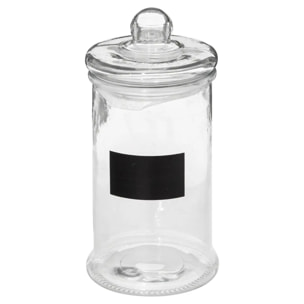 Bonbonnière en verre avec ardoise 16L
