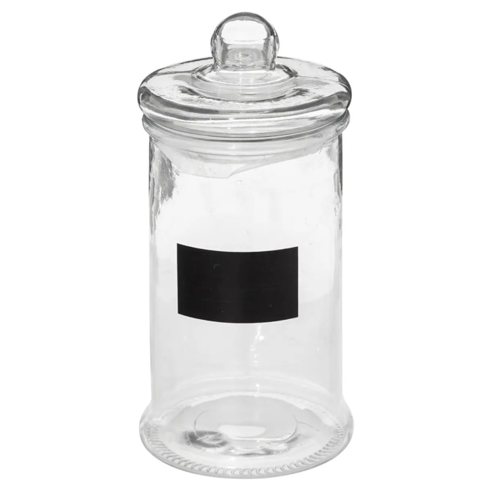 Bonbonnière en verre avec ardoise 16L