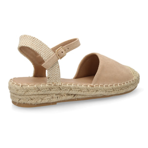 Alpargata mujer yute comoda cierre de hebilla