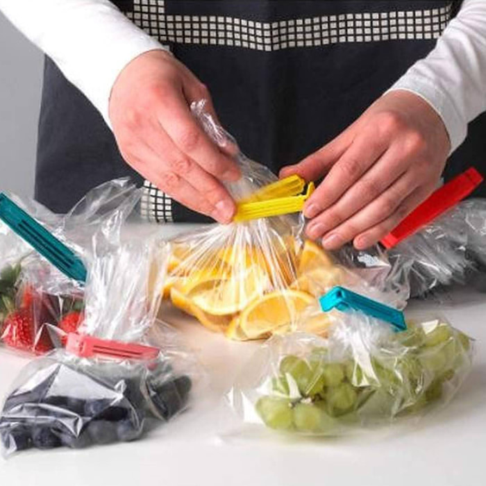 juego de 8 pinzas para bolsas de 10cm