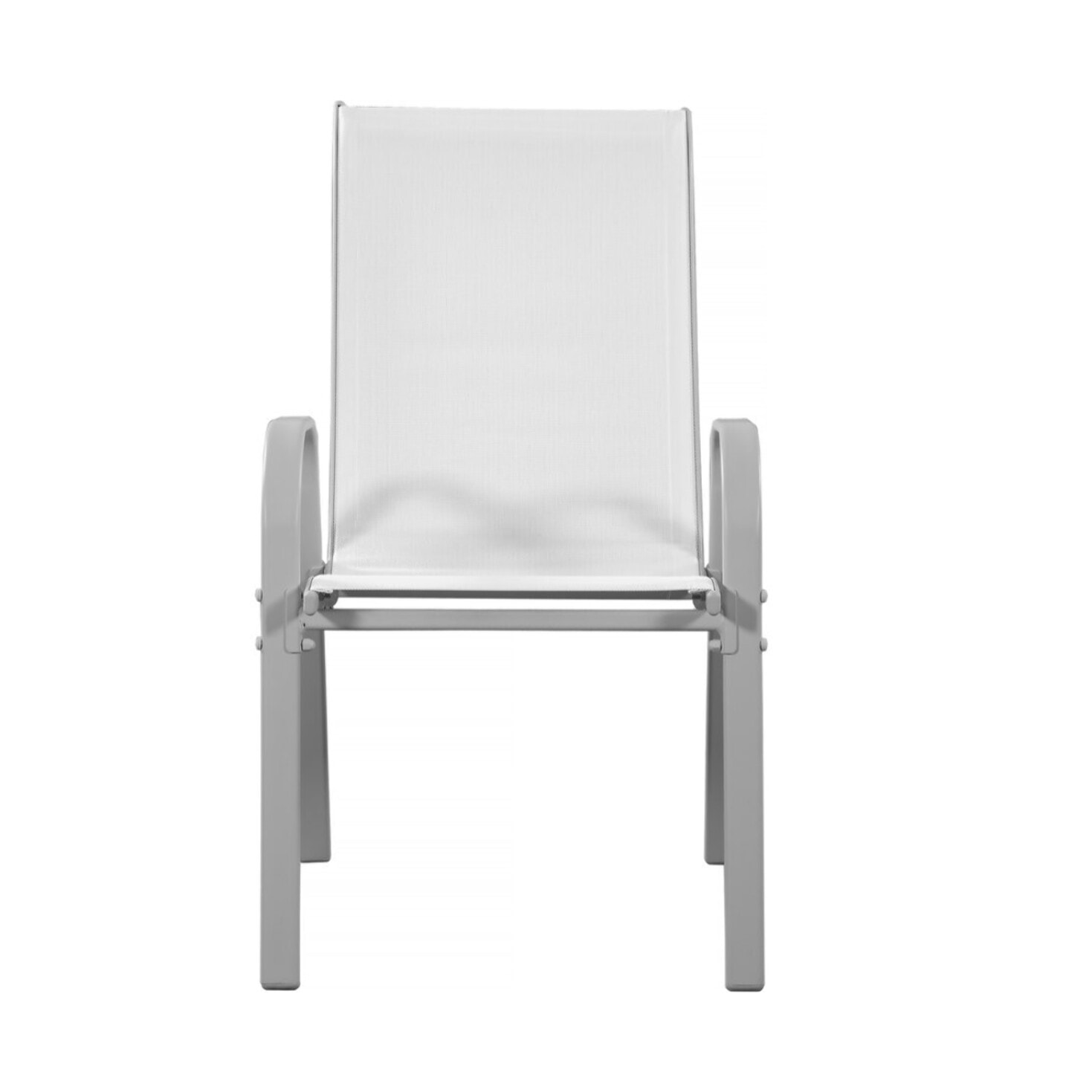 Fauteuil jardin Textilène "Cordoba" - Phoenix - Gris clair - Lot de 2