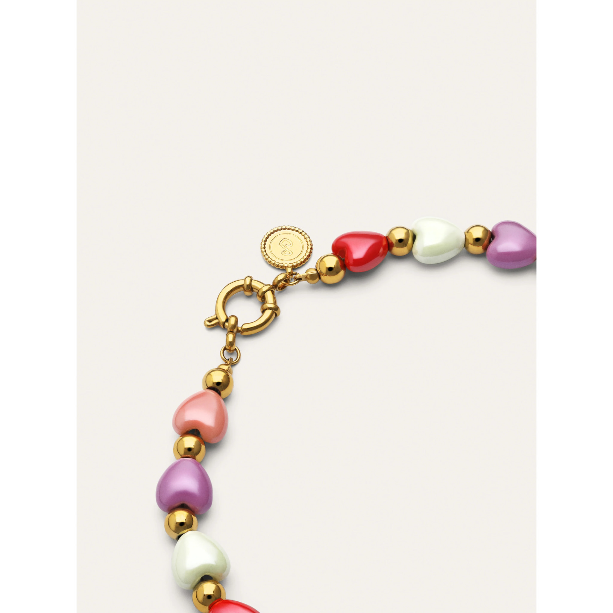 Collana l'Amour à Paris Color Acciao Placcato Oro