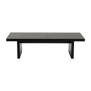 Table basse gigogne design – effet bois noir (3 pièces) MARFA