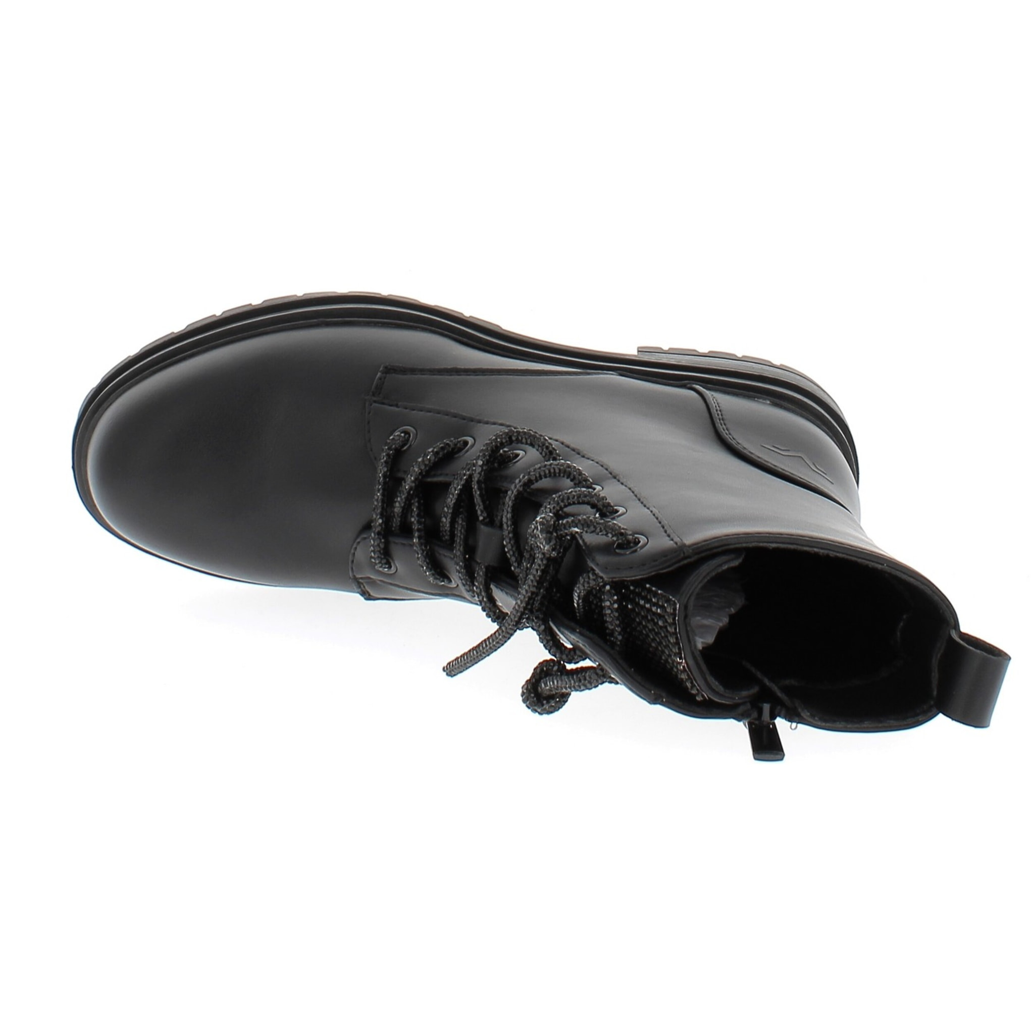 Armata di Mare Scarpe Donna Chunky Platform Ankle Boots con Zip Laterale AMD W52H23 Black