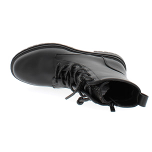 Armata di Mare Scarpe Donna Chunky Platform Ankle Boots con Zip Laterale AMD W52H23 Black