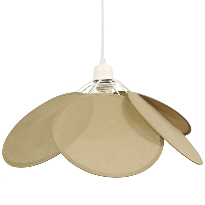 Suspension pétale de coton - Taupe