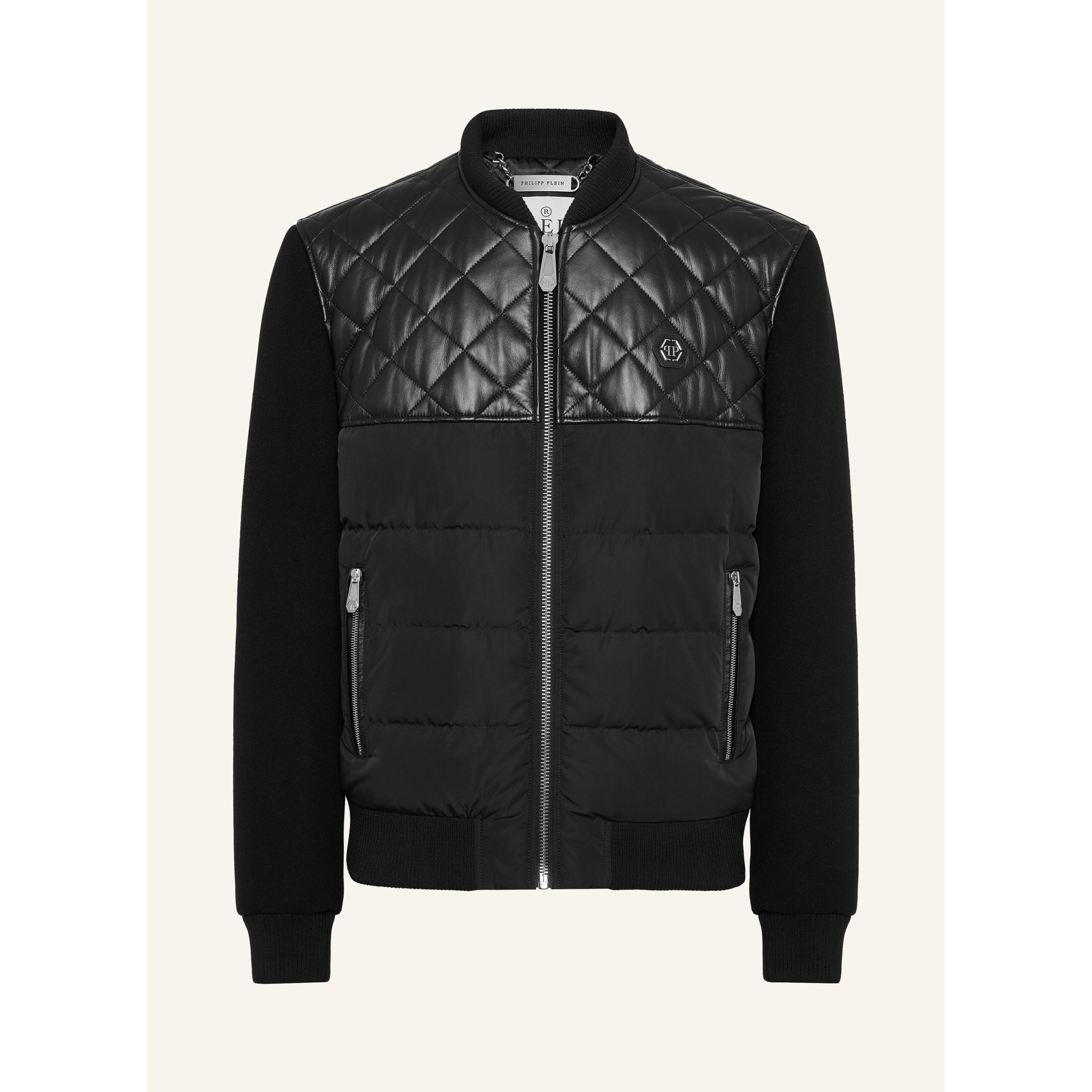 PHILIPP PLEIN Leather Bomber