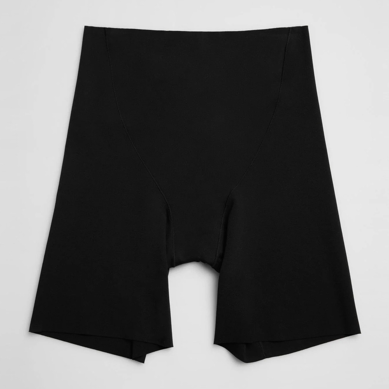 Mutandine Shapewear Invisibili Donna A Vita Bassa - Perizoma Modellante Anti-sfregamento Con Fascia In Silicone, Tessuto Elasticizzato, Taglie S-XXL, Nero/Avorio