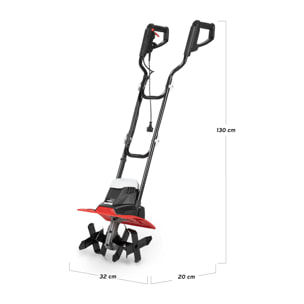 Motoazada eléctrica con cable, 1200W, 230V, 4 cuchillas intercambiables - Greencut GTC1200C