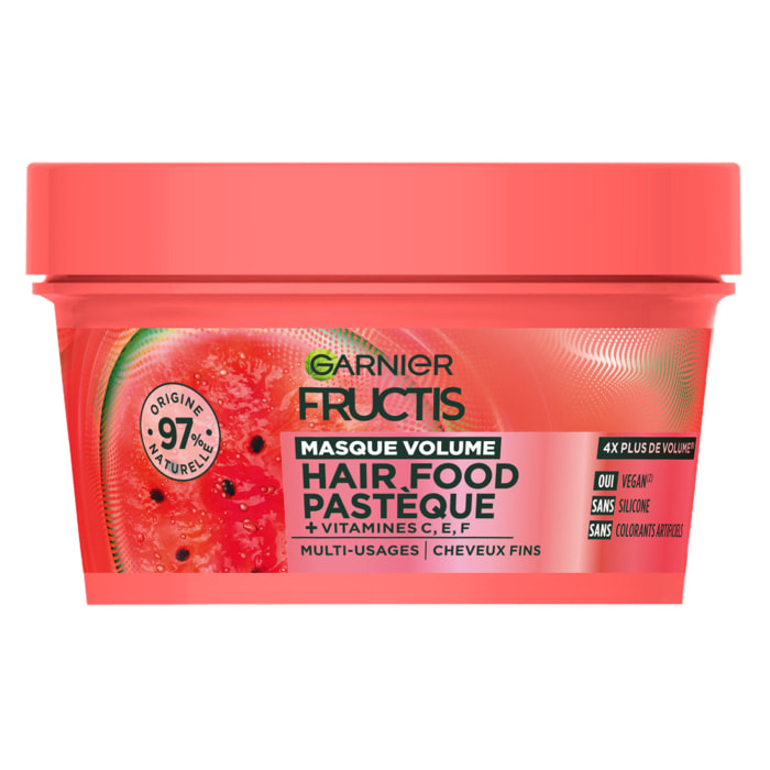Lot de 6 - Garnier Fructis Hair Food Masque Pastèque 320 ml