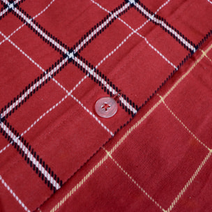 Parure de lit imprimée en flanelle de coton, HARRY POTTER TARTAN