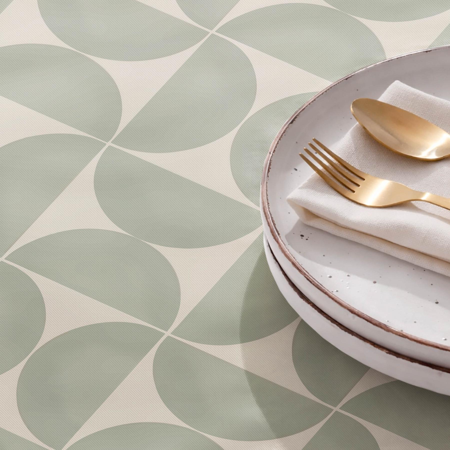 Mantel antimanchas HENRY VERDE - 100% algodón