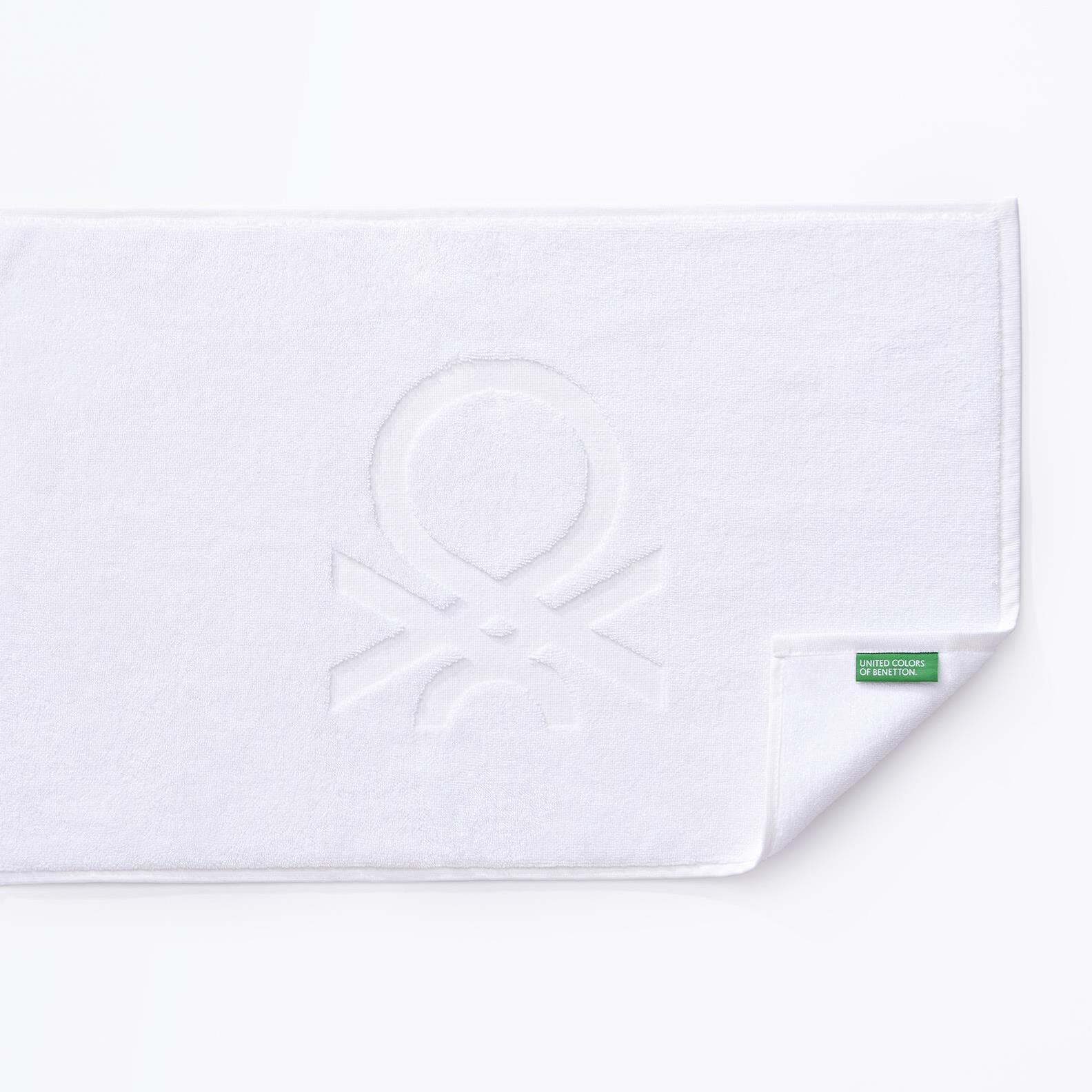 Alfombra de baño 40x60cm 750gsm 100% algodon blanco benetton