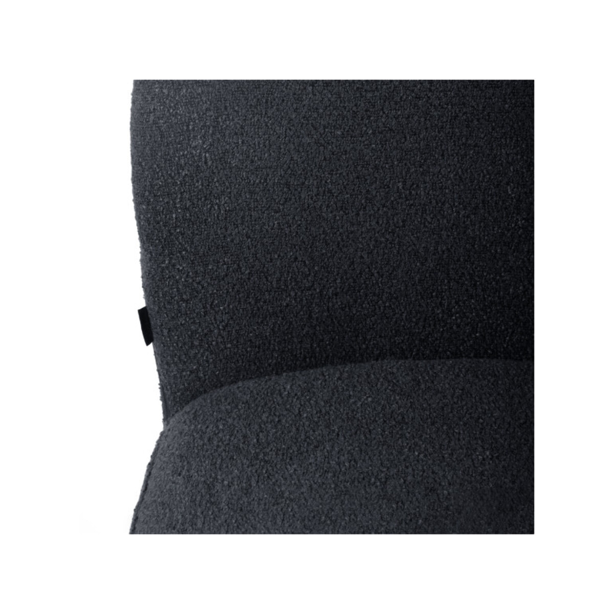 Chaise rotative 180° en tissu bouclette - BÉRANGÈRE