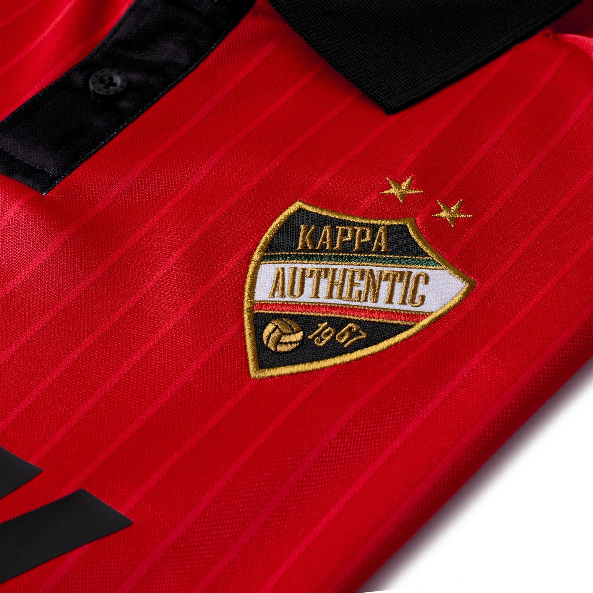 Kappa - Camisetas de juego Hombre Rojo - Authentic Sloan