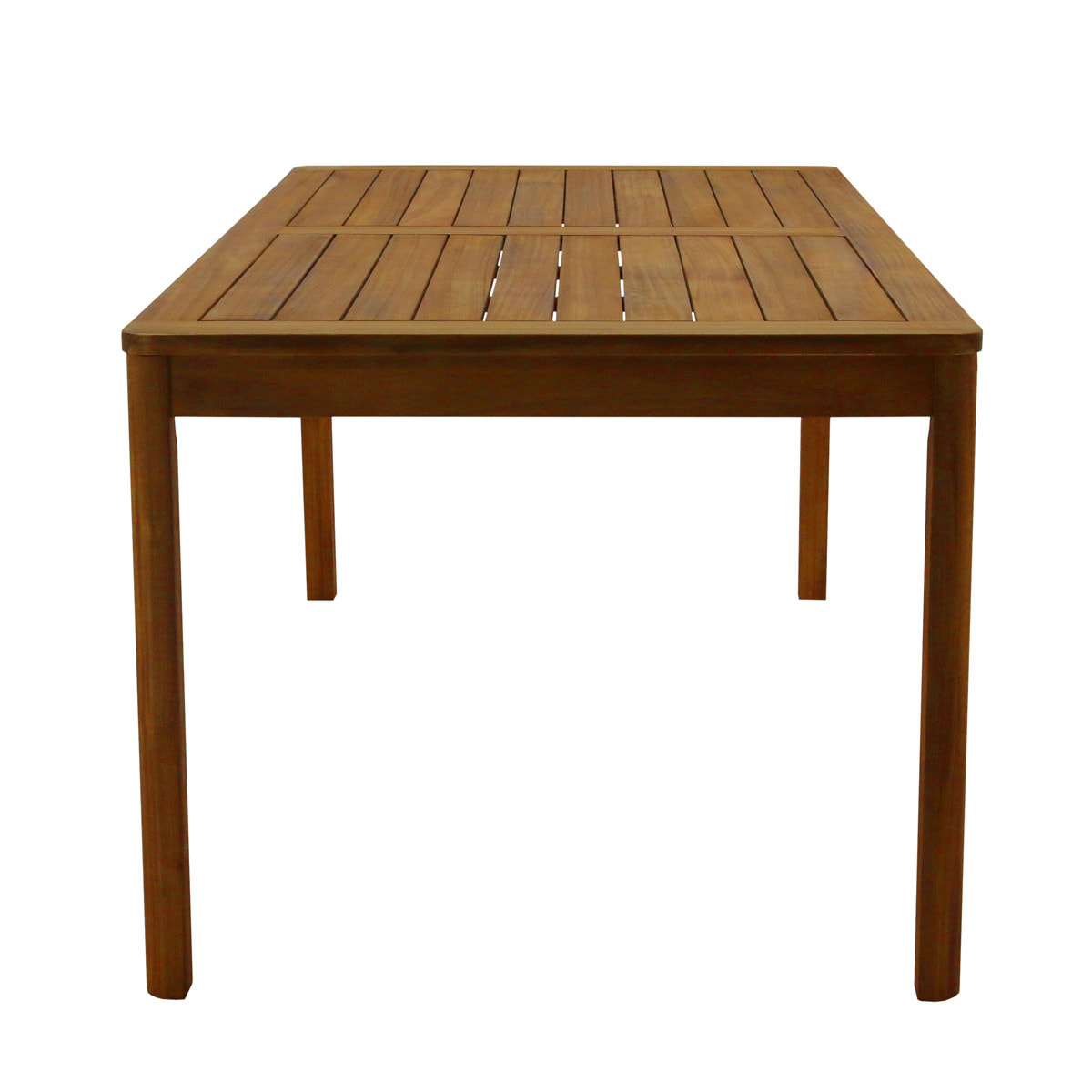 Table de jardin rectangulaire en bois massif L180 cm AKIS