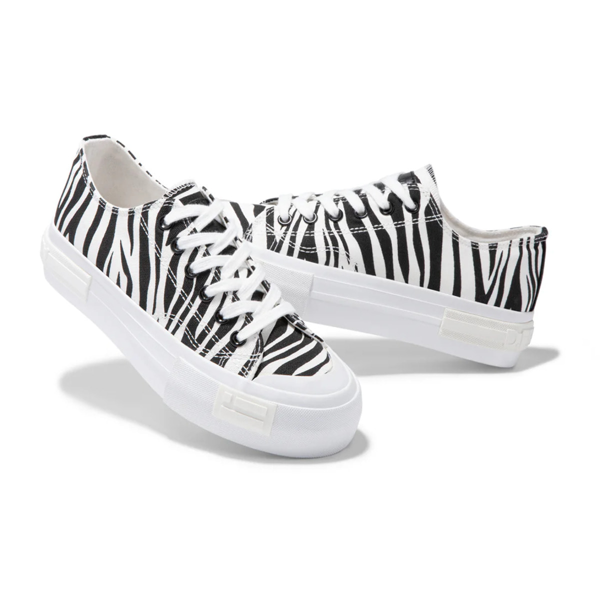 Zapatillas Mujer Casual One Way Low Zebra Edition D.Franklin