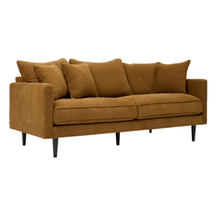 Canapé fixe Candice 3 places 194x96cm beige